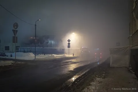 В Ярославской области горел  музей-заповедник «Мучной гостиный двор»