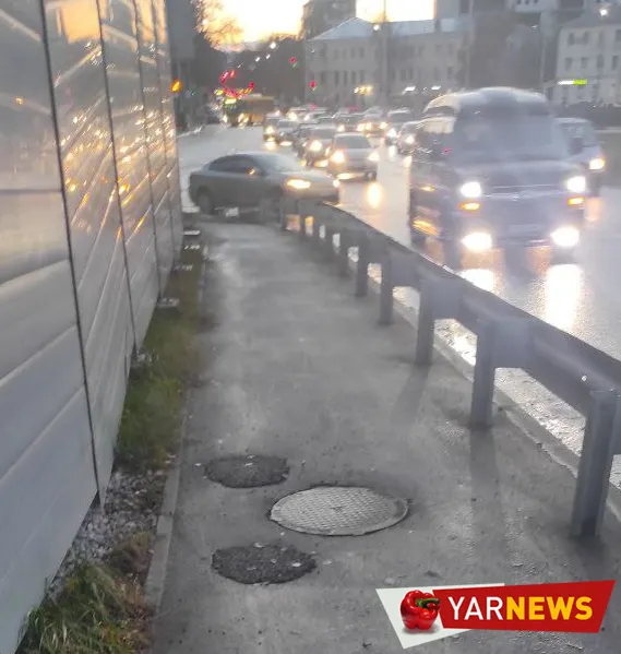 В Ярославле заделали «черную дыру» на Октябрьском мосту