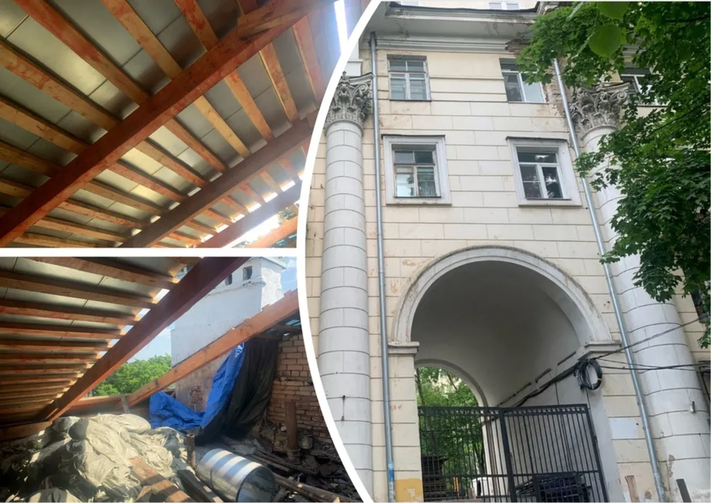 В Ярославле заявили о замене кровли горевшей сталинки на 80 процентов