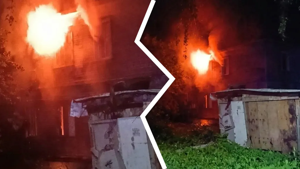 В Ярославле горели заброшенные бараки на месте будущих высоток