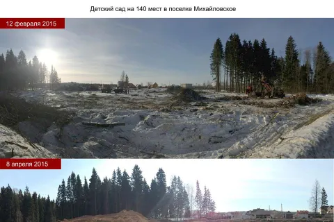 Александр Князьков лично оценил ход строительства четырех новых детских садов