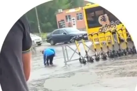 Улицы Ярославля превратились в полноводные реки