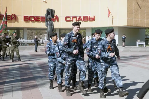 На территории Ярославского музея боевой славы прошел Марш кадетов