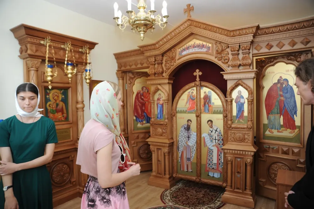 В перинатальном центре открылся храм в честь иконы «Млекопитательница»