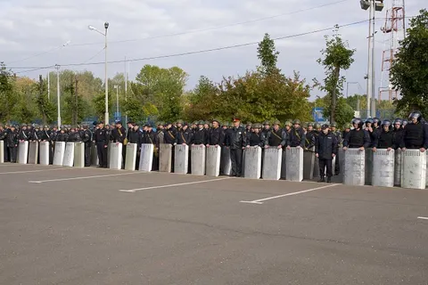 В Ярославле прошли учения полицейских