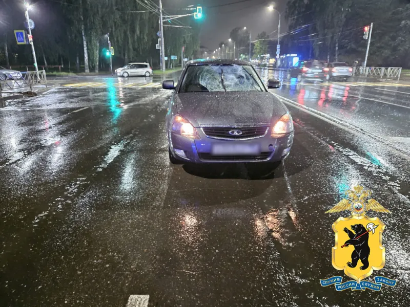 В Рыбинске водитель отправил в больницу несовершеннолетнего пешехода