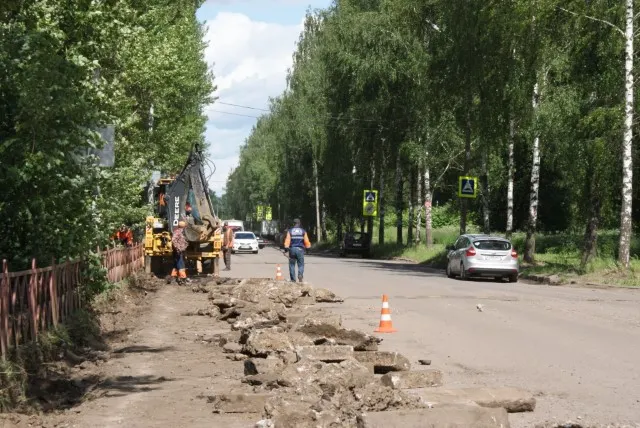Улицу Колесовой в Ярославле будут ремонтировать до 20 августа