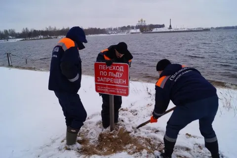 На водоемах Ярославля и области начинается период ледостава
