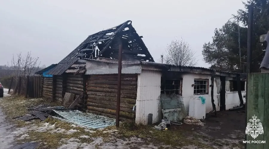 В МЧС назвали причину пожара в бане в ярославском селе