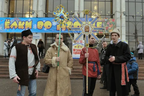В Ярославле продолжились Рождественские гулянья. Фоторепортаж