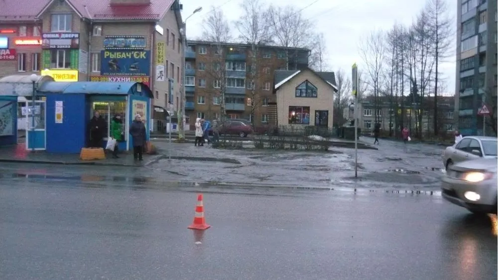 На улице Урицкого женщина сбита на пешеходном переходе