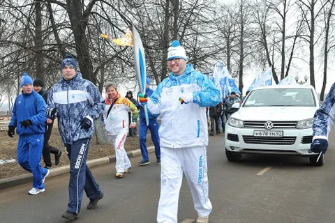 В Ярославле прошла эстафета паралимпийского огня. Фоторепортаж