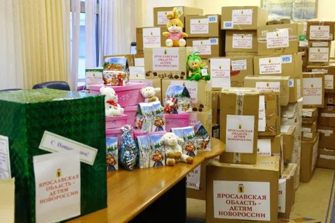 В Ярославской области сформирован гуманитарный груз детям Новороссии