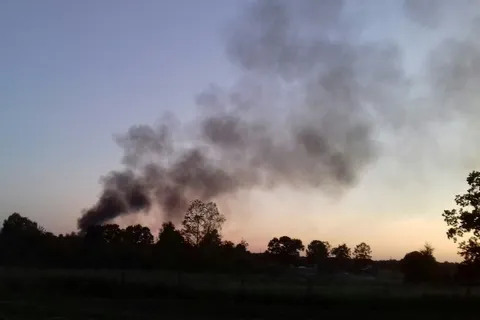 В Ярославской области загорелся мусорный полигон
