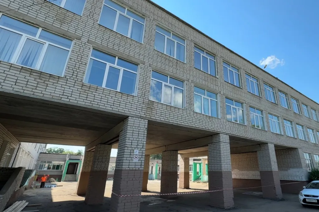 В Новом Некоузе по нацпроекту ремонтируют школу