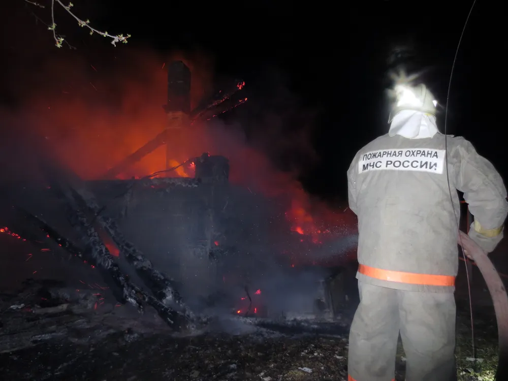 В Ярославской области в пожаре погиб человек