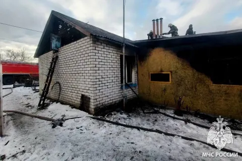 В МЧС назвали причину смертельного пожара в селе под Ярославлем