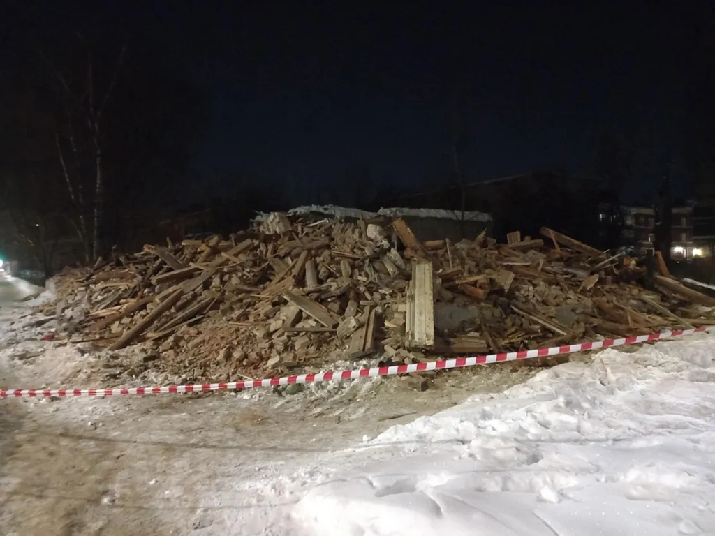 В Рыбинске снесли деревянный дом конца XIX века