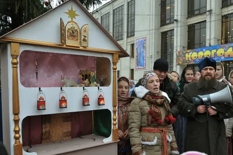 В Ярославле продолжились Рождественские гулянья. Фоторепортаж