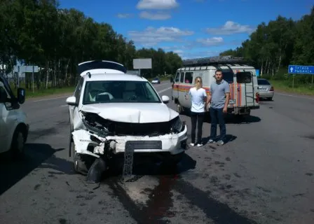 В Ярославле двое травмированы в результате столкновения машин в Брагино