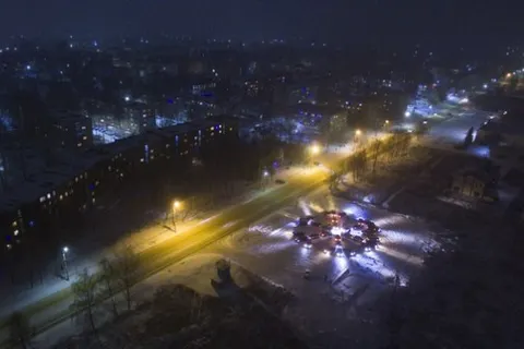 Автомобилисты Ярославля и Переславля устроили новогодний флэшмоб