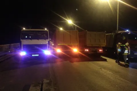 На Октябрьском мосту в Ярославле в ночь с 20 на 21 августа поведены первые испытания