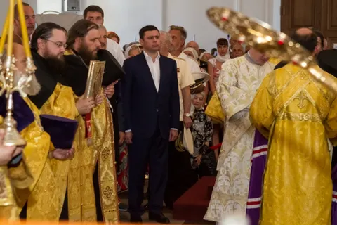 В Рыбинск доставили мощи адмирала Ушакова
