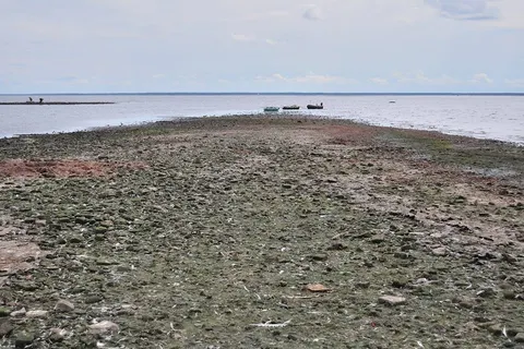 Затопленная Молога: взгляд с высоты и с земли