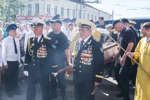 В Рыбинск доставили мощи адмирала Ушакова