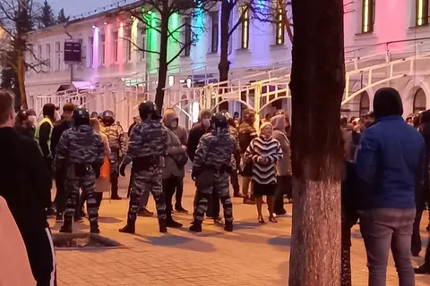 На улице Кирова в Ярославле прошли задержания