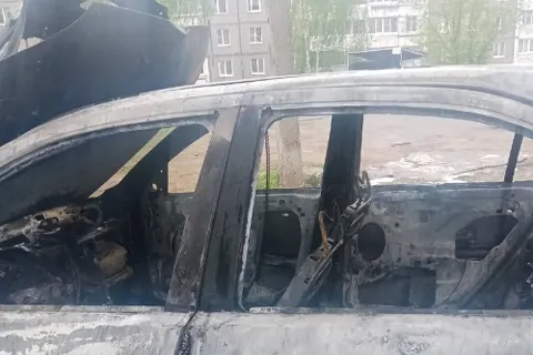 У лидера «Свободного Ярославля» сгорел автомобиль