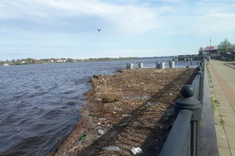 В Ярославле вновь затопило Волжскую набережную
