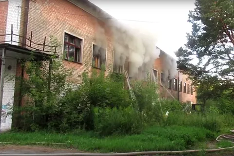 В Рыбинске горел «несчастный ДК»