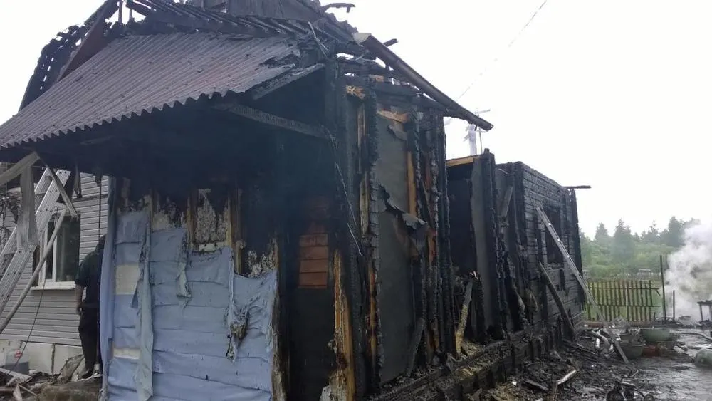 В Переславском районе при пожаре в дачном доме погиб человек