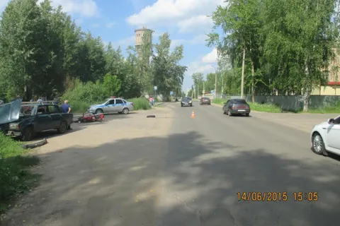 В Рыбинске получил травмы несовершеннолетний мотоциклист