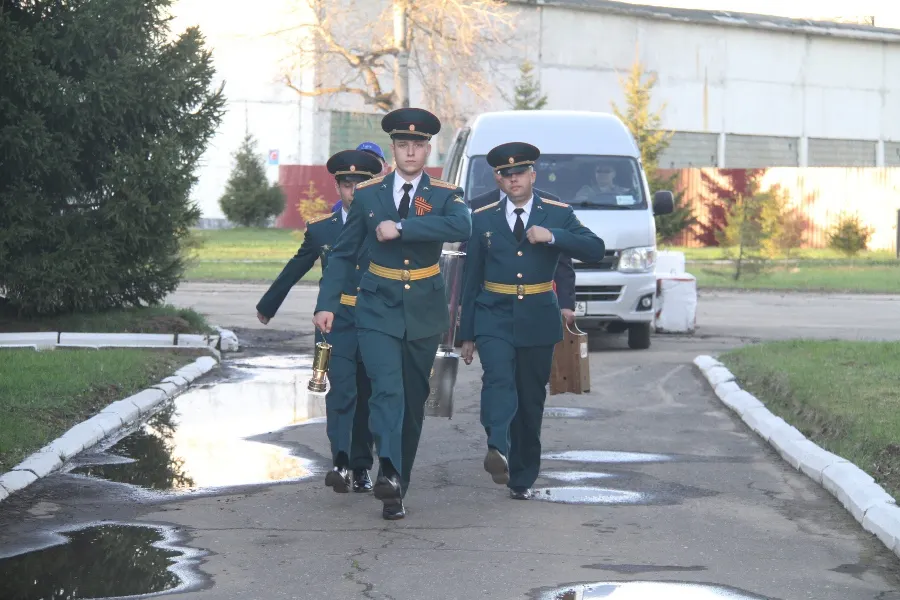 В Рыбинск прибыл Вечный огонь