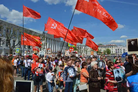 Ярославль: день Победы в лицах