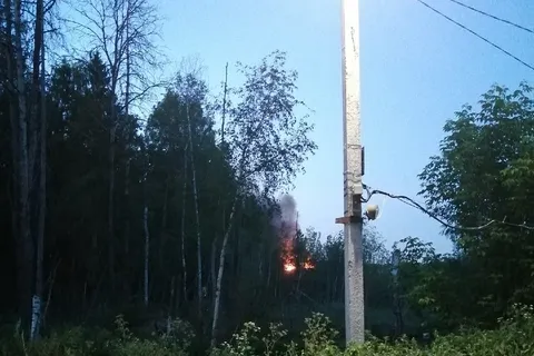 В Ярославской области загорелся мусорный полигон
