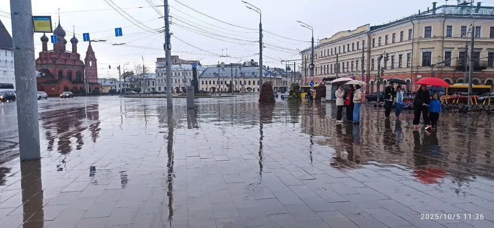 В Ярославле в сезон дождей демонтировали остановочные павильоны