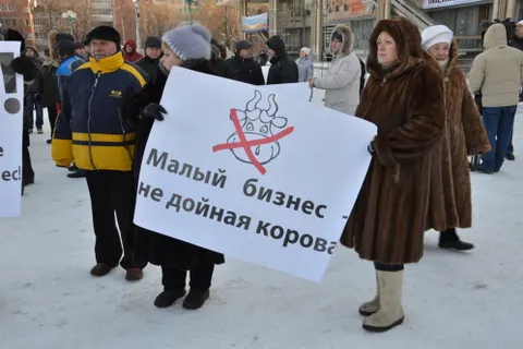 Ярославские предприниматели вышли на митинг 