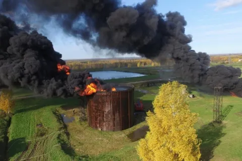 В Ярославле «тушили» нефтеперерабатывающий завод