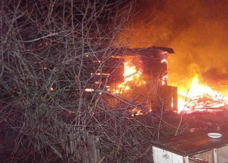 В Ярославской области сгорел жилой  дом