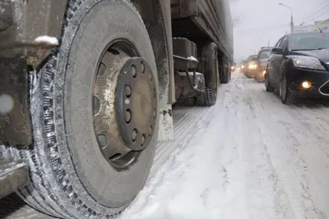 Ярославль. Центр.  Снегопад