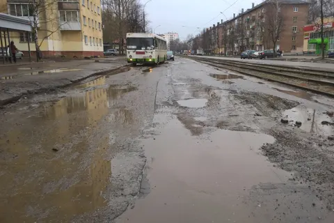 Шокирующие фотографии ярославской дороги