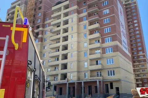 В Ярославле горел дом строящегося жилого комплекса