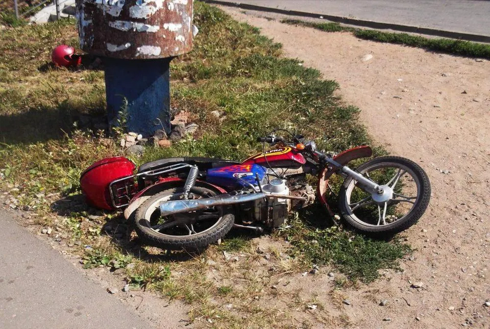 В Рыбинске мотоцикл наехал на пешехода
