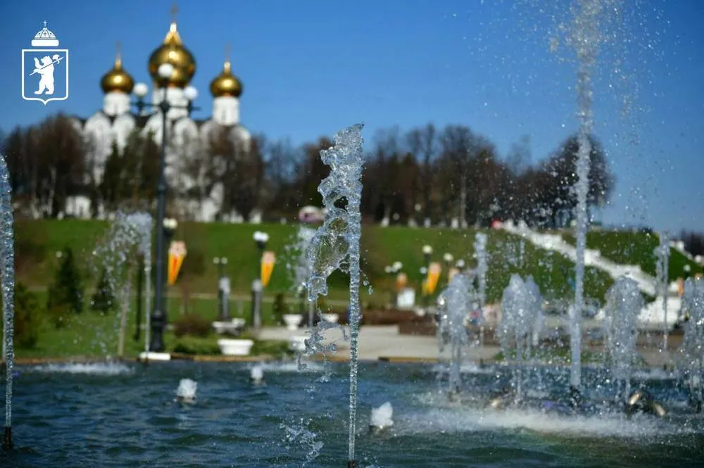 В Ярославле начинают работать фонтаны