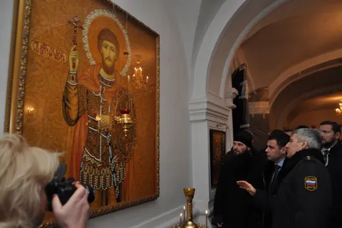 Праздник Крещения Дмитрий Миронов встретил в Переславле-Залесском