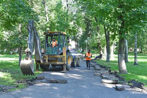 В Бутусовском парке в Ярославле начались работы по благоустройству
