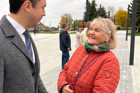 В Тутаеве торжественно открыли отремонтированную Юбилейную площадь